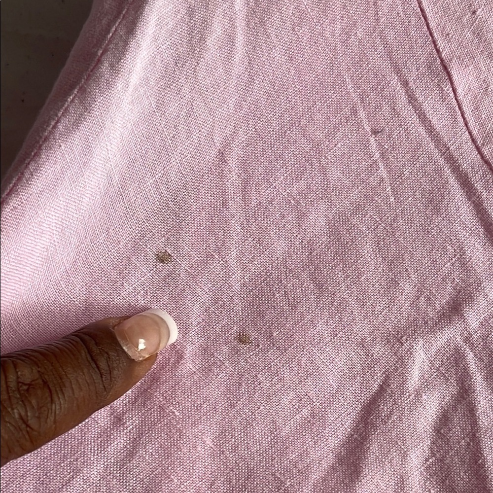 🏷️ INC International Concepts Linen Pink High Low Skirt 14 - Picture 8 of 8